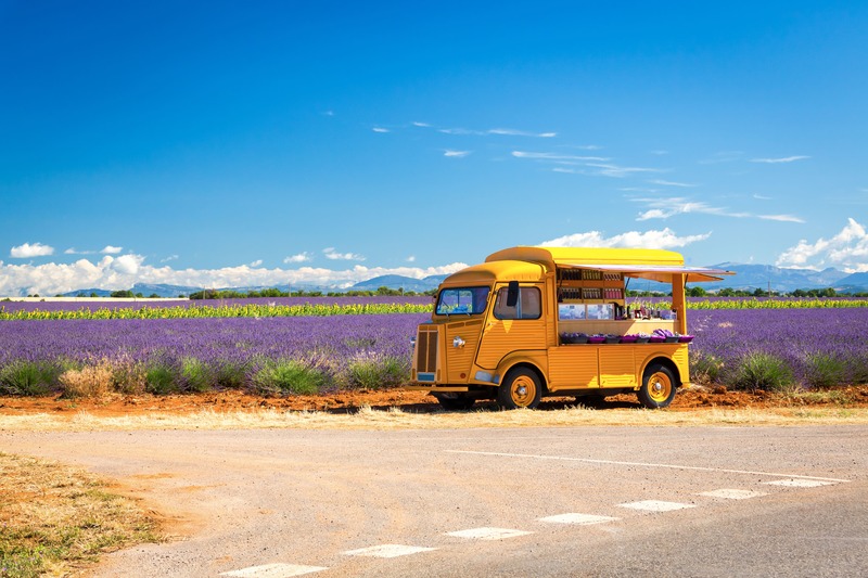 Valensole camioncino di souvenir