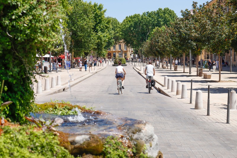 Cours Mirabeau in Aix-en-Provence