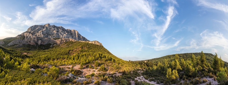 Montagna sainte-victoire in the provence