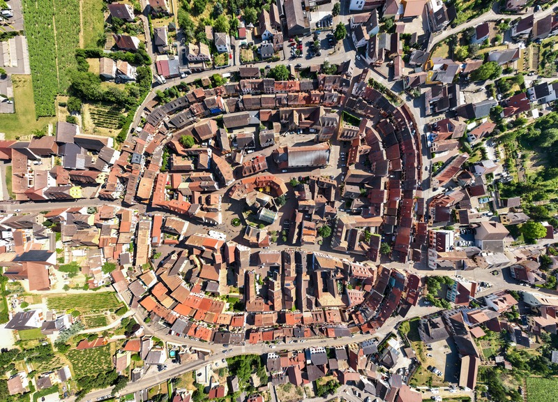 Eguisheim dall'alto