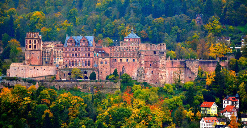 Heidelberg castello panoramica